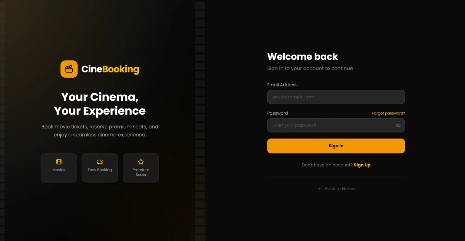 Cinebooking screenshot 3